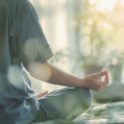 initiation au yoga pendant la journée bien-être au domaine de chevetogne